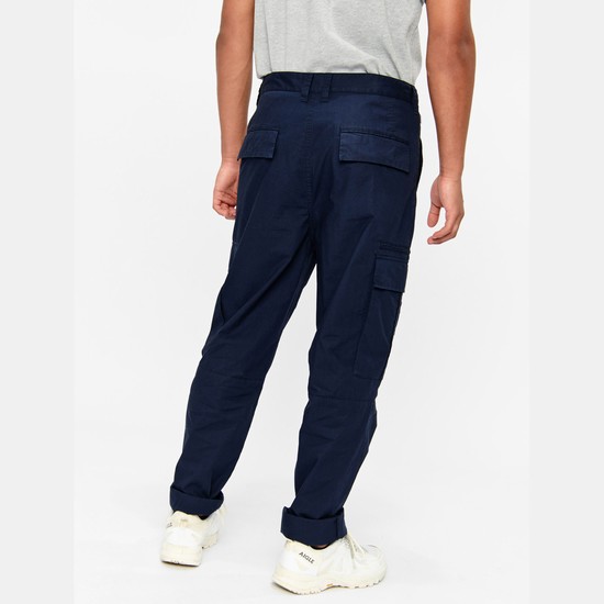 Aigle Multi-pocket Cargo Pants Men Navy ZA-81974